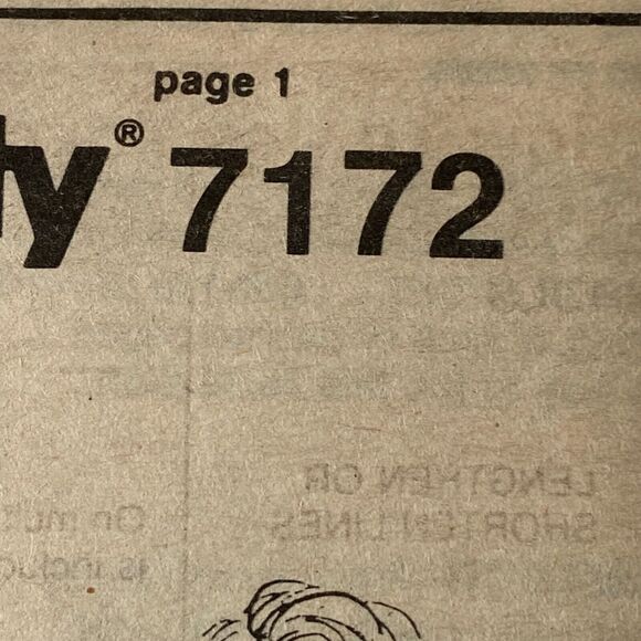 Simplicity 7172 Pattern Top Miss 14 Uncut Vintage Feminine Bow 80s - Picture 5 of 8